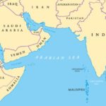 Какие страны имеют береговую линию на Аравийском море?